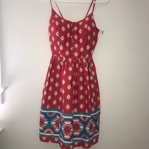 Tribal print dress